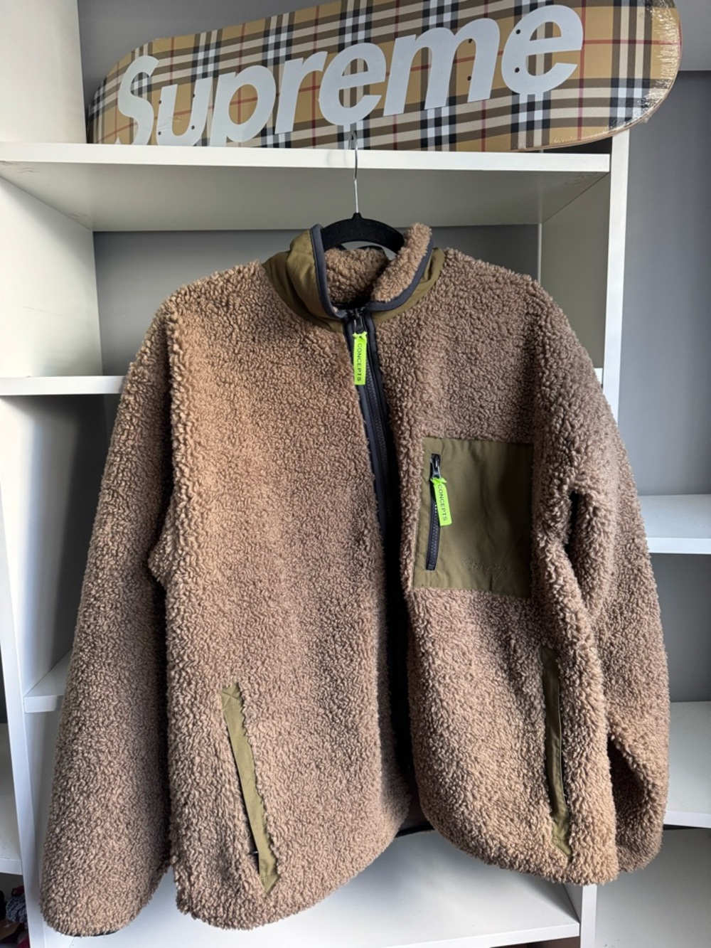 Concepts zip fleece jacket